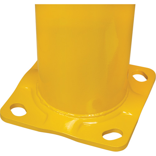 Safety Bollard, Steel, 36" H x 5-1/2" W, Yellow Absolute Business Supply