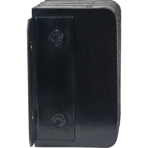 Laminated Dock Bumpers, Horizontal, Rubber, 12" W x 6" D x 10" H Absolute Business Supply