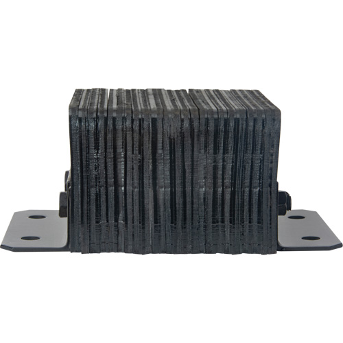 Laminated Dock Bumpers, Horizontal, Rubber, 12" W x 6" D x 10" H Absolute Business Supply