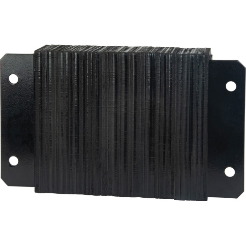 Laminated Dock Bumpers, Horizontal, Rubber, 18" W x 4" D x 12" H Absolute Business Supply