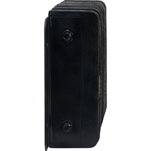 Laminated Dock Bumpers, Horizontal, Rubber, 18" W x 4" D x 12" H Absolute Business Supply