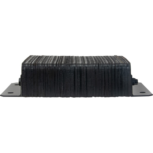 Laminated Dock Bumpers, Horizontal, Rubber, 18" W x 4" D x 12" H Absolute Business Supply