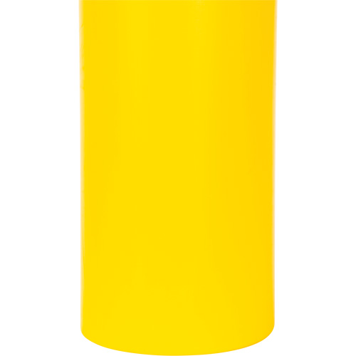 Capuchon en poly&eacute;thyl&egrave;ne pour borne de protection, 6-5/8" dia. x 52" l, Rouge/Jaune Absolute Business Supply