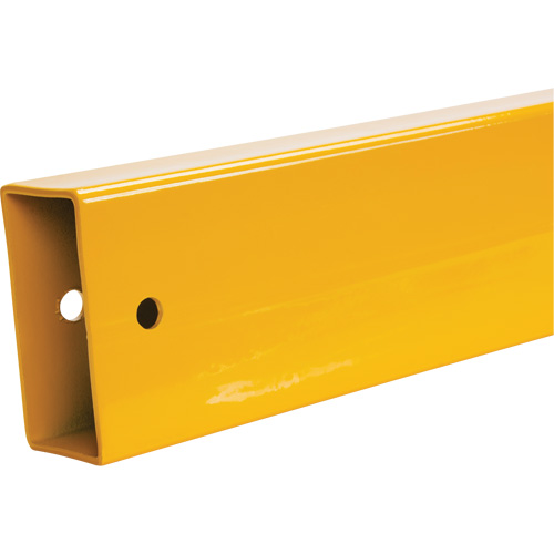 Lift-Out Light-Duty Guard Rail, Steel, 10' L x 4" H, Safety Yellow Absolute Business Supply