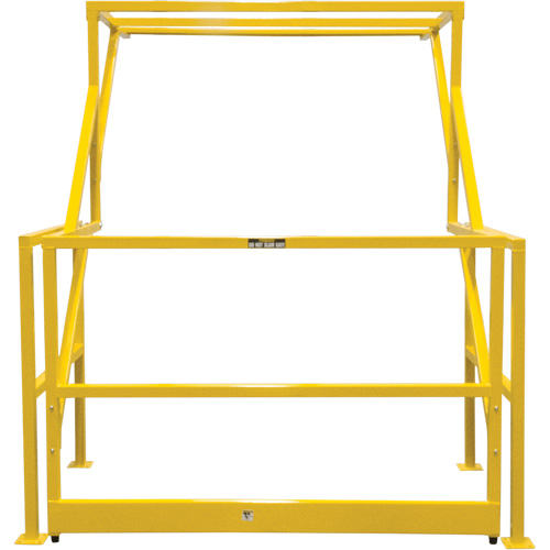 Mezzanine Safety Gate, 70" L x 77" H, 78" Raised, Yellow Absolute Business Supply