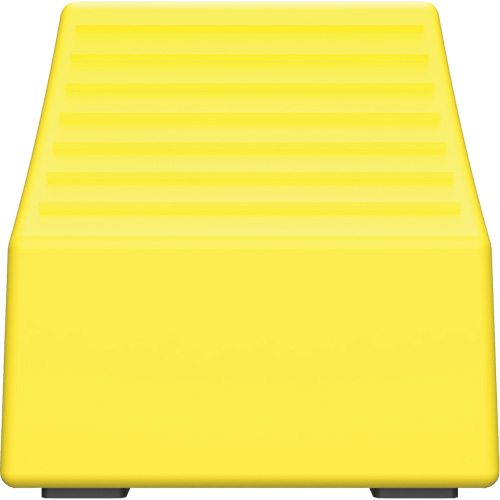 Checkers Safety Heavy-Duty Ultra Class Mining Wheel Chock, HDPE, Yellow, 14-1/2" W x 17-1/2" D x 16" H Absolute Business Supply