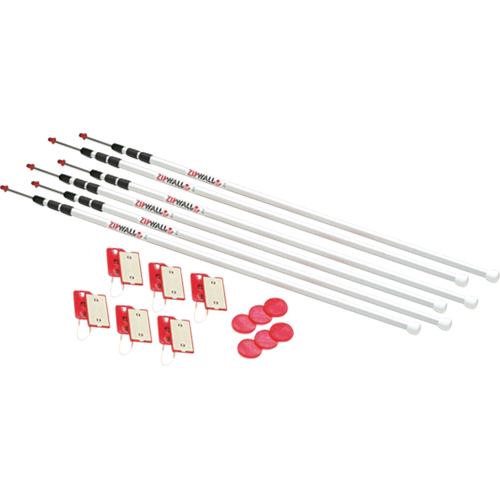 Zipwall&reg; Spring Loaded Pole Absolute Business Supply