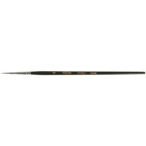 Artist Paint Brush, 1/16" Brush Width, Red Sable, Wood Handle Absolute Business Supply