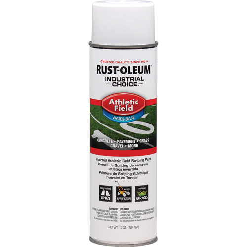 Peinture pour traçage de ligne pour terrain de gymnastique Industrial Choice AF1600, Blanc, 17 oz, Canette a&eacute;rosol Absolute Business Supply