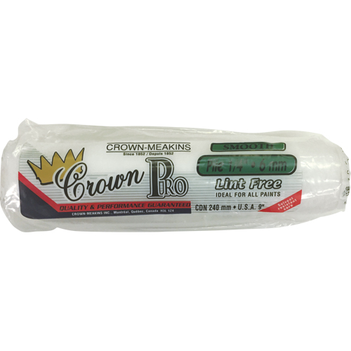 Manchon de rouleau &agrave; peinture non pelucheux professionnel, Nap 6 mm (1/4"), 240 mm (9-1/2") l Absolute Business Supply