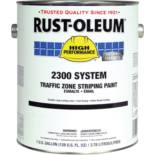 Peinture pour traçage de ligne pour zone de circulation System 2300, Jaune, 5 gal., Gallon Absolute Business Supply