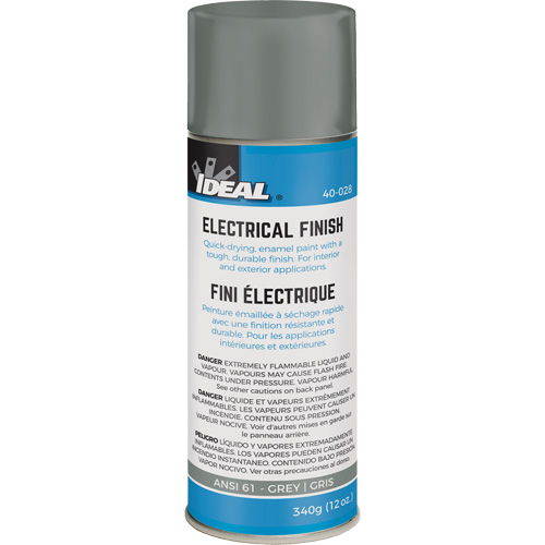 Spray Paint, Grey, Gloss, Aerosol Can Absolute Business Supply