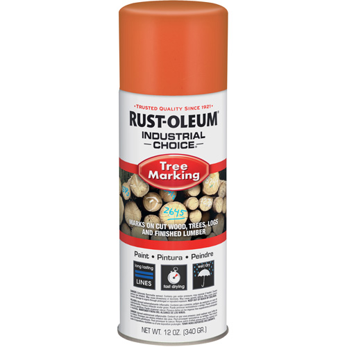 Peinture pour le marquage des arbres Industrial Choice T1600, Orange fluorescent, 16 oz Absolute Business Supply