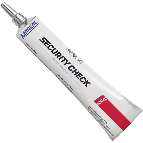 Security Check Paint Marker, 1.7 oz., Tube, Red Absolute Business Supply