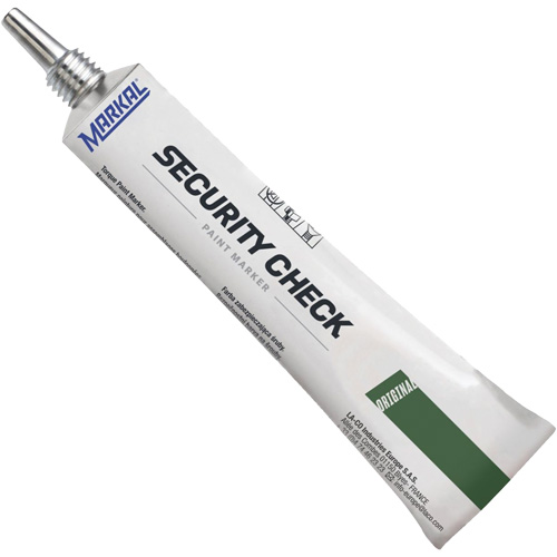 Security Check Paint Marker, 1.7 oz., Tube, Green Absolute Business Supply