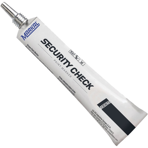 Marqueur de peinture de contr&ocirc;le de s&eacute;curit&eacute;, 1,7 oz, Tube, Noir Absolute Business Supply