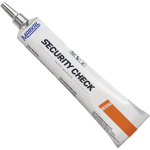 Security Check Paint Marker, 1.7 oz., Tube, Orange Absolute Business Supply