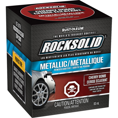 Additifs de poudre m&eacute;tallique RockSolid, 60 ml, Bouteille, Cerise &eacute;clatant Absolute Business Supply