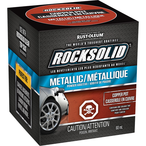 RockSolid&reg; Metallic Powder Additive, 60 mL, Bottle, Copper Pot Absolute Business Supply