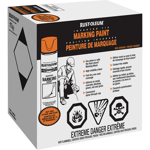 Inverted Marking Paint Spray, Aerosol Can Absolute Business Supply