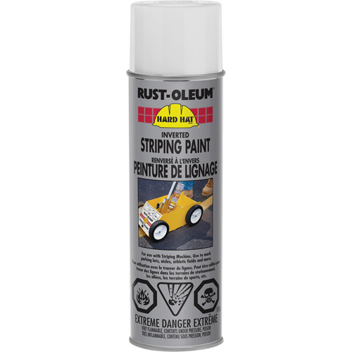 Peinture de marquage renvers&eacute; en a&eacute;rosol, Blanc, Canette a&eacute;rosol Absolute Business Supply