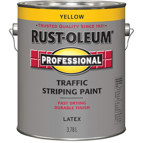 Peinture pour traçage de lignes de circulation, Jaune, 3,78 L, Cruche Absolute Business Supply