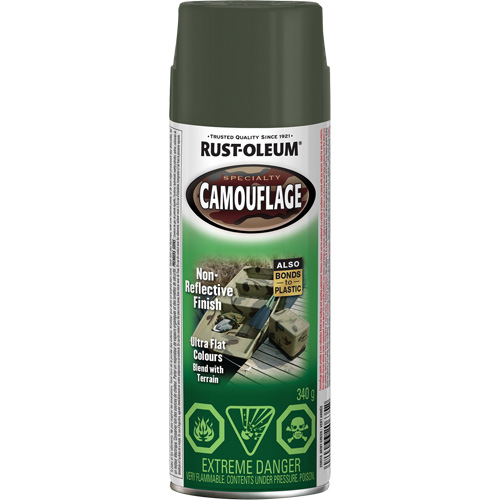Specialty Camouflage Paint, Aerosol Can, Army Green Absolute Business Supply