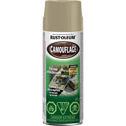 Specialty Camouflage Paint, Aerosol Can, Khaki Absolute Business Supply