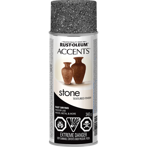 Accents&reg; Stone Creations Spray Paint, Aerosol Can, Grey Stone Absolute Business Supply