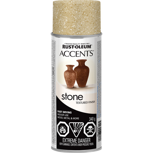 Accents&reg; Stone Creations Spray Paint, Aerosol Can, Bleached Stone Absolute Business Supply