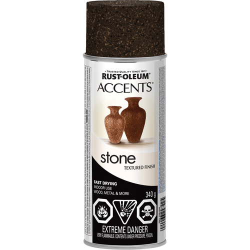 Accents&reg; Stone Creations Spray Paint, Aerosol Can, Mineral Brown Absolute Business Supply