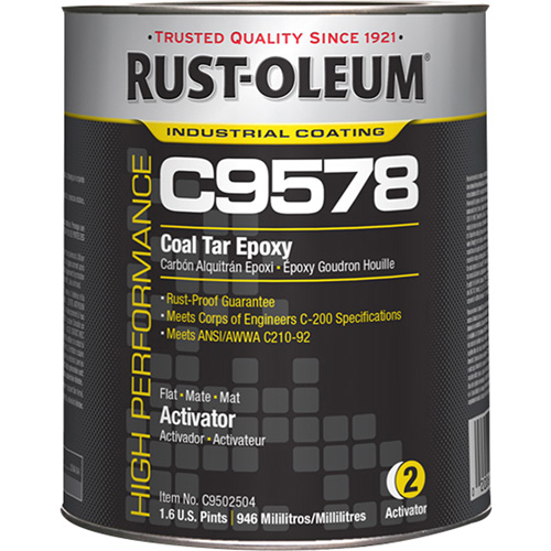 Activateur pour rev&ecirc;tement &eacute;poxydique &agrave; base de goudron de houille et &agrave; haute teneur en solides du syst&egrave;me C9578, 0,2 gal., Seau Absolute Business Supply
