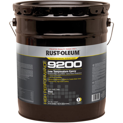 Composant de base &eacute;poxydique &agrave; basse temp&eacute;rature du syst&egrave;me 9200, Bleu, 4 gal., Seau Absolute Business Supply