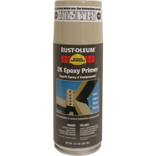 Appr&ecirc;t &eacute;poxydique 2K &agrave; haute performance en a&eacute;rosol du syst&egrave;me V2300, Beige, 14 oz, Canette a&eacute;rosol Absolute Business Supply