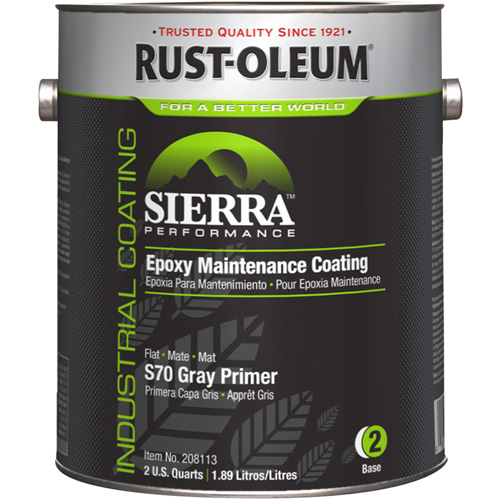 Sierra Performance S70/S71 Water-Based Epoxy Acrylic Primer, Gallon, Grey Absolute Business Supply