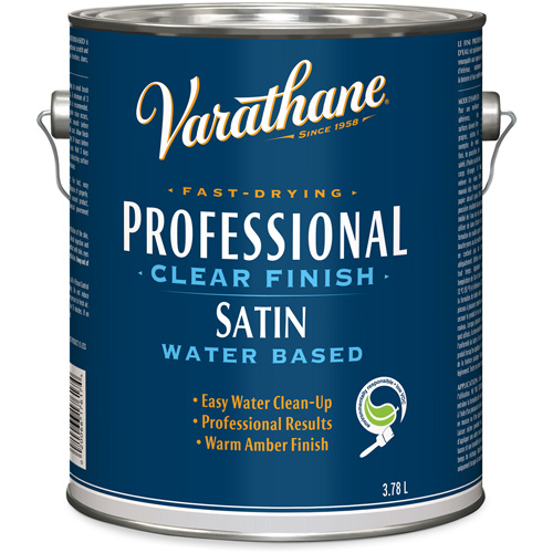 Varathane&reg; Professional Finish, 3.78 L, Clear, Satin Absolute Business Supply