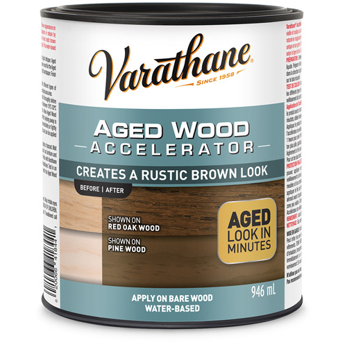 Acc&eacute;l&eacute;rateur de vieillissement du bois Varathane, 946 ml, Brun rustique Absolute Business Supply
