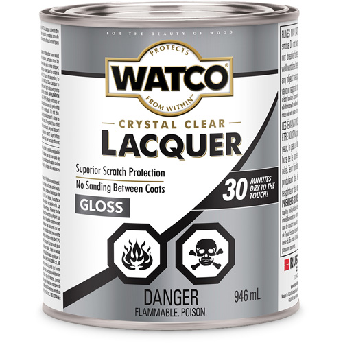 Laque pour bois Watco, 946 ml, Transparent, Brillant Absolute Business Supply