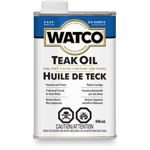Watco&reg; Teak Oil, 946 ml, Clear, Transparent Absolute Business Supply