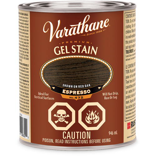 Teinture en gel de qualit&eacute; sup&eacute;rieure Varathane, 946 ml, Espresso Absolute Business Supply