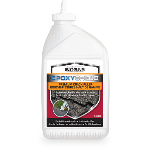 Mat&eacute;riau de remplissage de fissures caoutchout&eacute; de qualit&eacute; sup&eacute;rieure EpoxyShield, Bouteille, Noir Absolute Business Supply