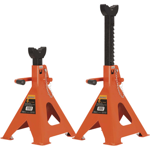 856A B&eacute;quilles de cric, Poign&eacute;e/rochet verrouillable, Capacit&eacute; de 6 tonne(s), 15-1/2" - 24" h Absolute Business Supply