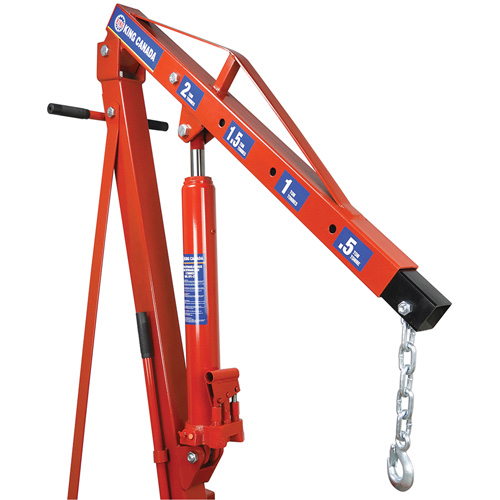 2-Ton Folding Shop Crane, 4000 lbs. (2 tons) Capacity Absolute Business Supply