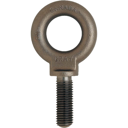 Eye Bolts, Uncoated Natural Finish, 4000lbs. (2 tons) Capacity Absolute Business Supply