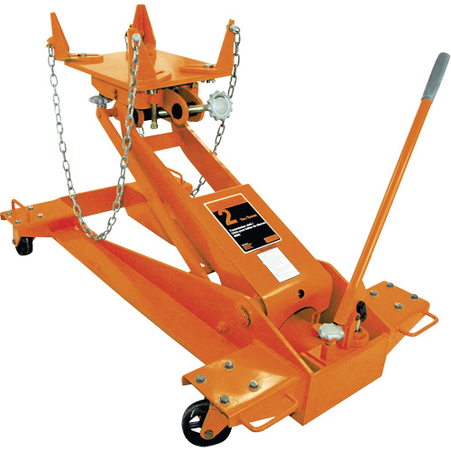 808A Super Heavy-Duty Low Profile Transmission Jack, 2 Ton(s) Lifting Capacity Absolute Business Supply