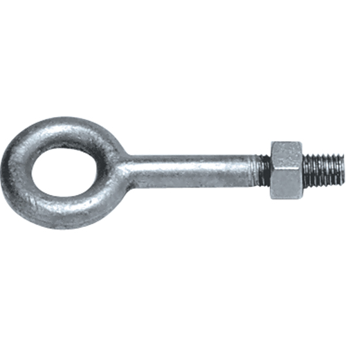 Eye Bolts, 5/8" Dia., 4" L, Galvanized, 3500 lbs. (1.75 tons) Capacity Absolute Business Supply
