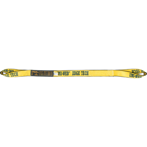 Polyester Sling, Double Ply, Twisted Eye, Type 4, 2" W x 12' L, 6200 lbs. Vertical Cap. Absolute Business Supply