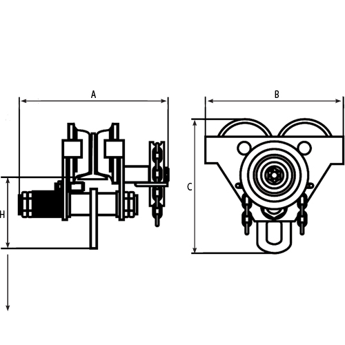 Chariots ajustables, 1000 lb (0,5 tonne) Capacit&eacute;, 2-11/16" - 5-1/4" Absolute Business Supply