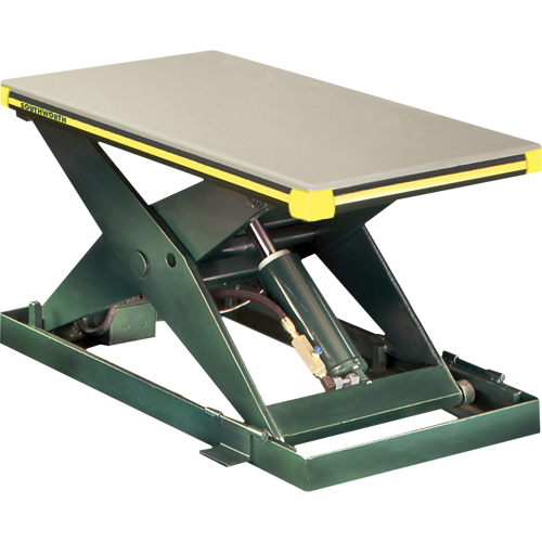Hydraulic Backsaver Scissor Lift Table, Steel, 24" W x 48" L, 2000 lbs. Capacity Absolute Business Supply