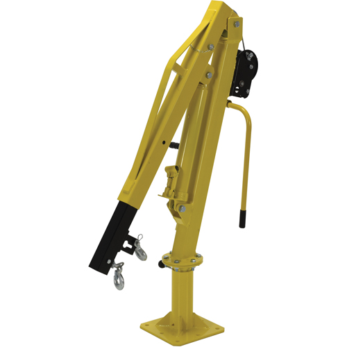 Winch Operated Truck Jib Crane, 500 lbs. (0.25 tons) Capacity, 102' Max. Clearance Absolute Business Supply